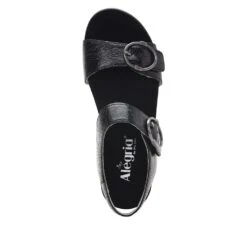 Alegria Women's Morgyn Flatform Wedge Sandals - Black -Elliotts Boots Shop AAMOR 520 4