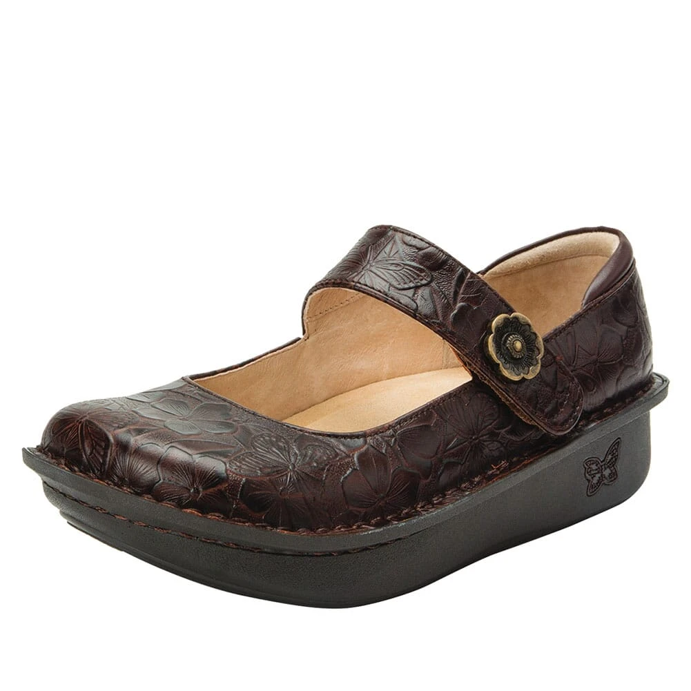 Alegria Women's Paloma Mary Jane Casual Shoes - Flutter Choco 2 Alegria Women's Paloma Mary Jane Casual Shoes - Flutter Choco - Image 2