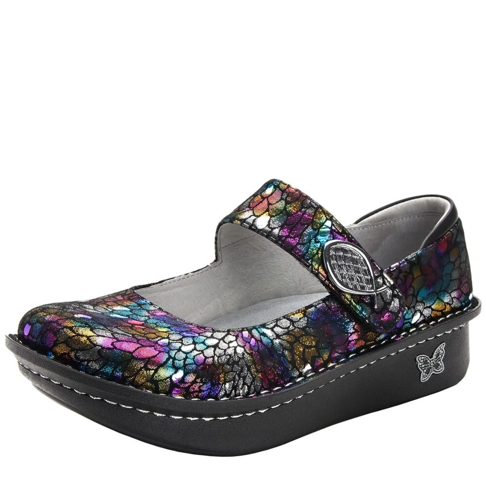 Alegria Women's Paloma Mary Jane Casual Shoes - Minnow Rainbow 2 Alegria Women's Paloma Mary Jane Casual Shoes - Minnow Rainbow - Image 2