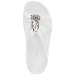 Alegria Women's Roz Vegan Strappy Sandals - White 10 Alegria Women's Roz Vegan Strappy Sandals - White -Elliotts Boots Shop AAROZ 109 4