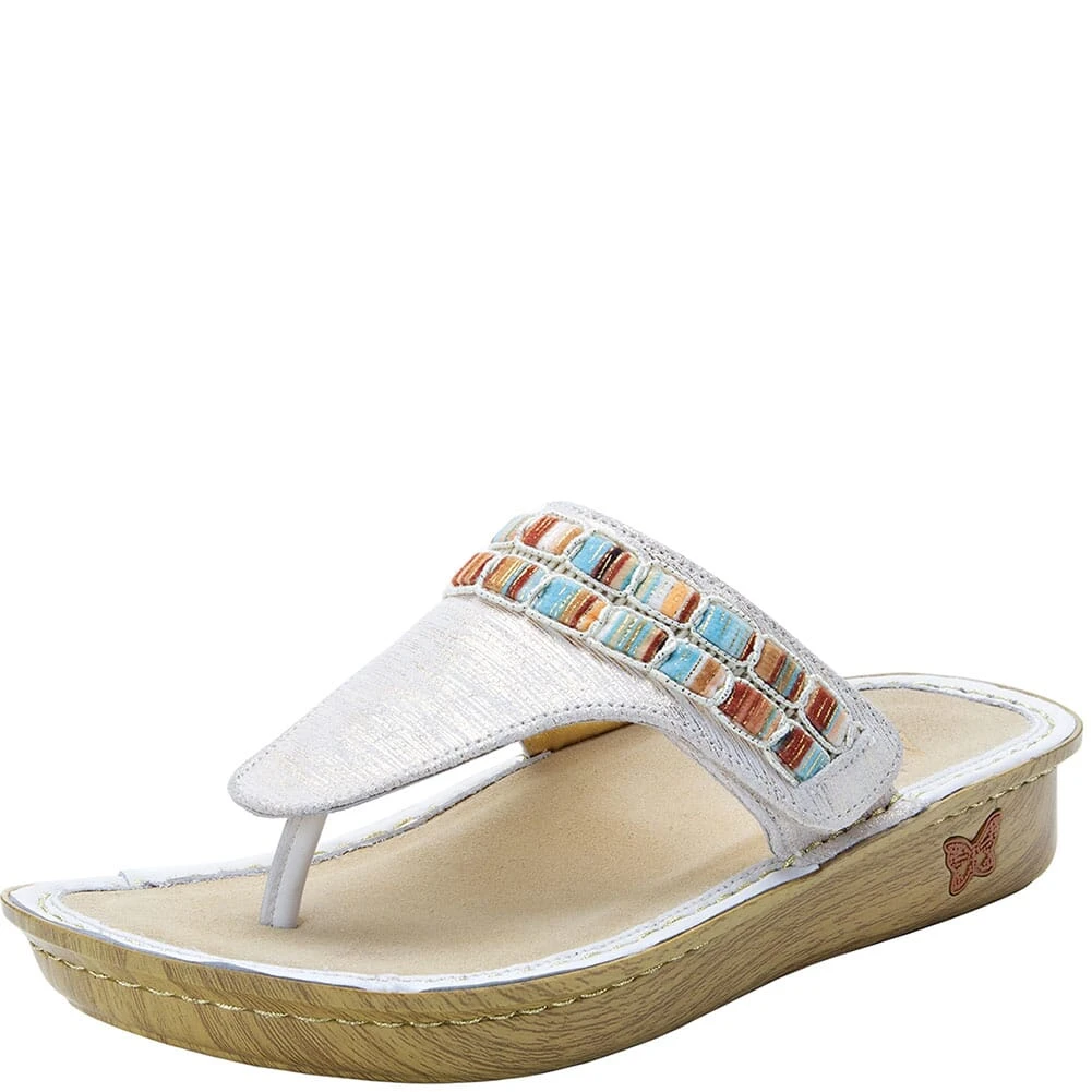 Alegria Women's Vanessa Thong Sandals - Gold 2 Alegria Women's Vanessa Thong Sandals - Gold - Image 2