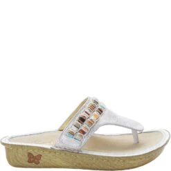 Alegria Women's Vanessa Thong Sandals - Gold 8 Alegria Women's Vanessa Thong Sandals - Gold -Elliotts Boots Shop AAVAN 261 2