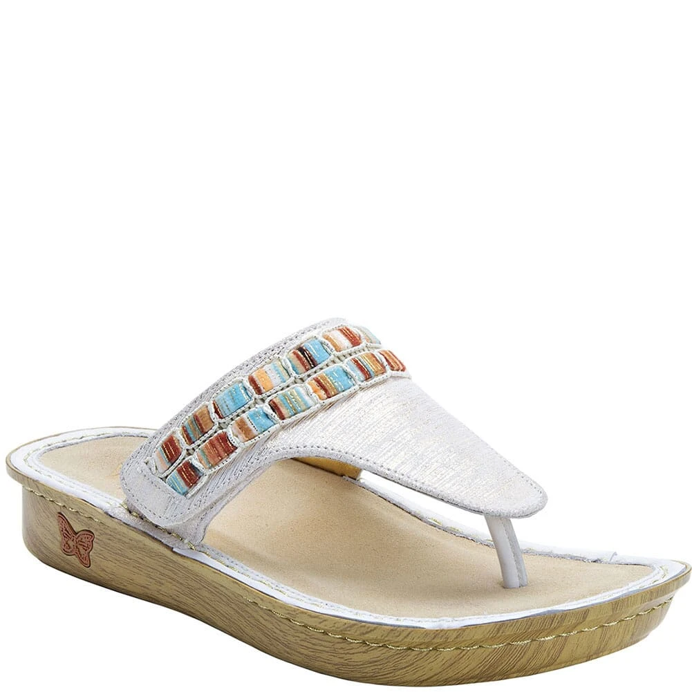 Alegria Women's Vanessa Thong Sandals - Gold 6 Alegria Women's Vanessa Thong Sandals - Gold - Image 6