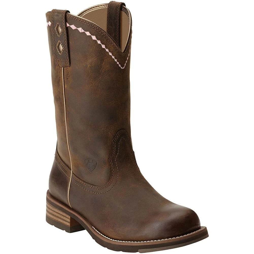 Ariat Women's Unbridled Western Ropers - Brown 1 Ariat Women's Unbridled Western Ropers - Brown