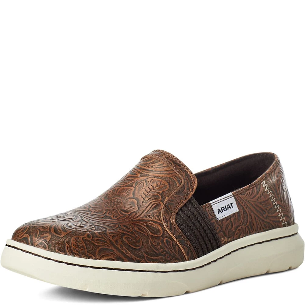 Ariat Women's Ryder Casual Shoes - Floral Emboss 2 Ariat Women's Ryder Casual Shoes - Floral Emboss - Image 2