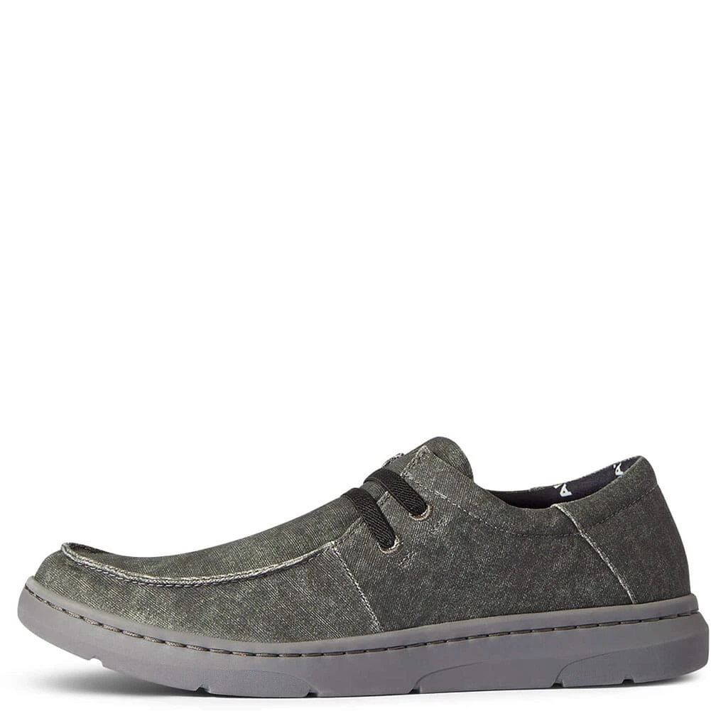 Ariat Men's Hilo Stretch Casual Shoes - Charcoal Canvas 2 Ariat Men's Hilo Stretch Casual Shoes - Charcoal Canvas - Image 2