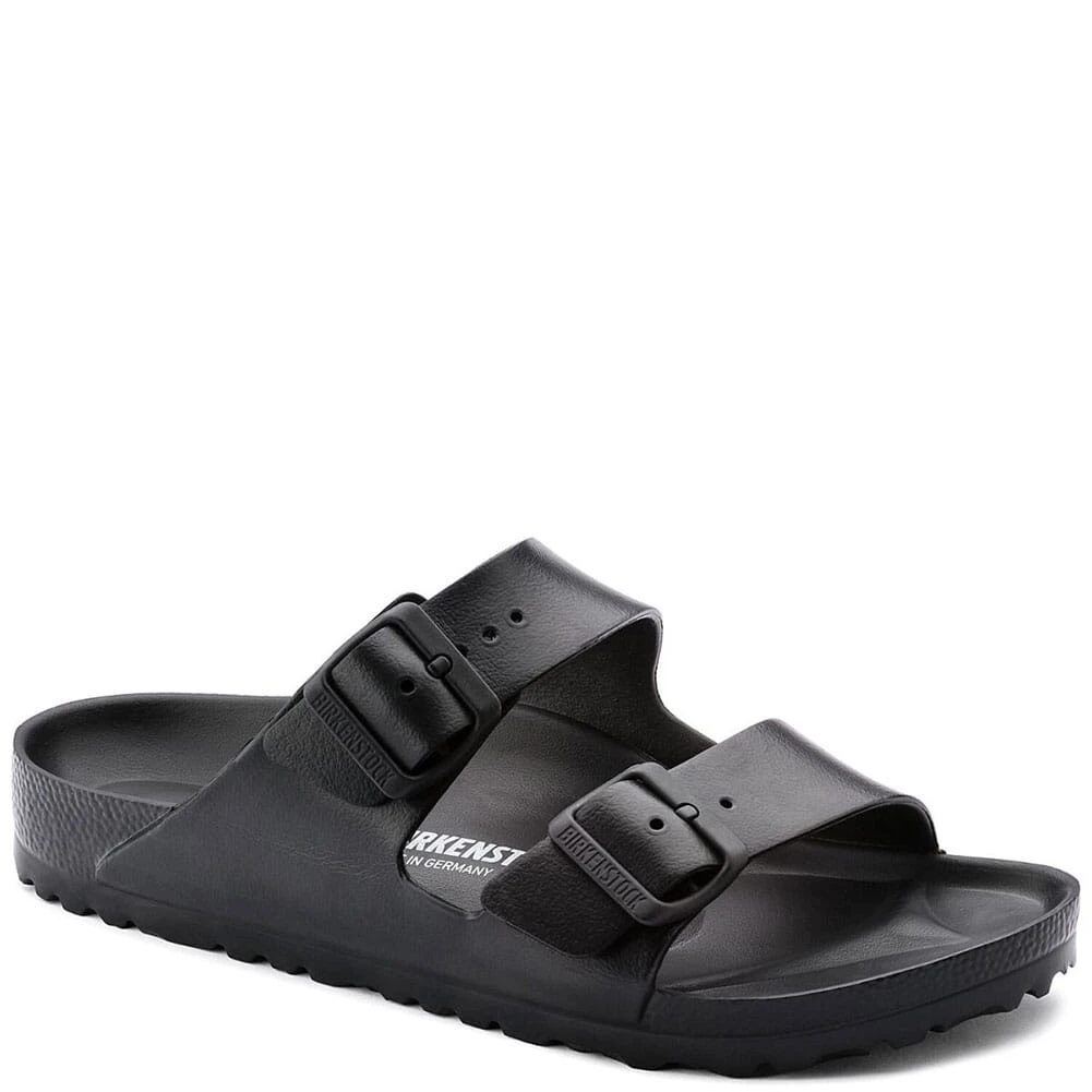 Birkenstock Unisex Arizona Essentials Sandals - Black 2 Birkenstock Unisex Arizona Essentials Sandals - Black - Image 2