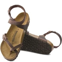 Birkenstock Women's Yara Nubuck Casual Shoes - Mocha 6 Birkenstock Women's Yara Nubuck Casual Shoes - Mocha -Elliotts Boots Shop BK1011439 2