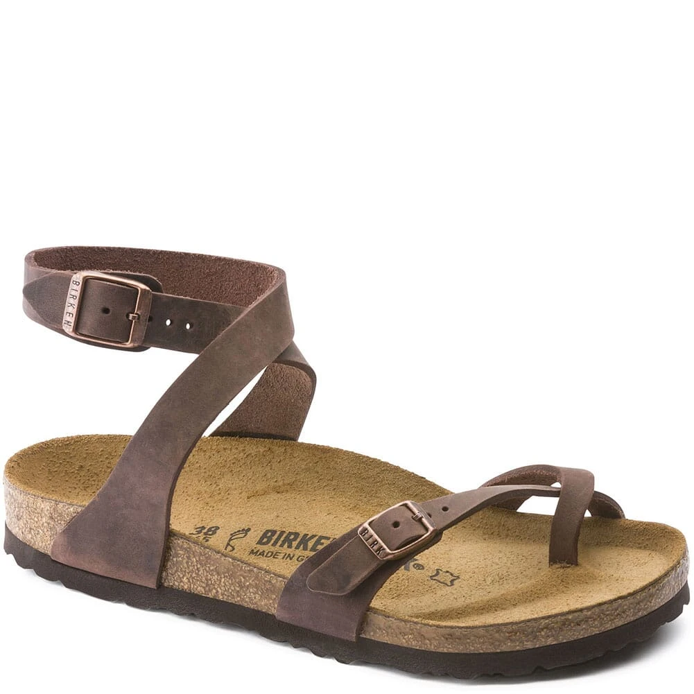 Birkenstock Women's Yara Nubuck Casual Shoes - Mocha 4 Birkenstock Women's Yara Nubuck Casual Shoes - Mocha - Image 4
