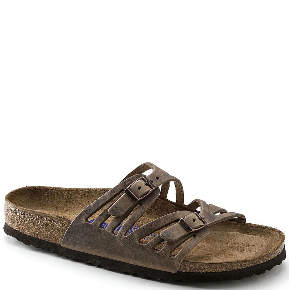 Birkenstock Women's Granada Soft Footbed Sandals - Tobacco Oiled 2 Birkenstock Women's Granada Soft Footbed Sandals - Tobacco Oiled - Image 2