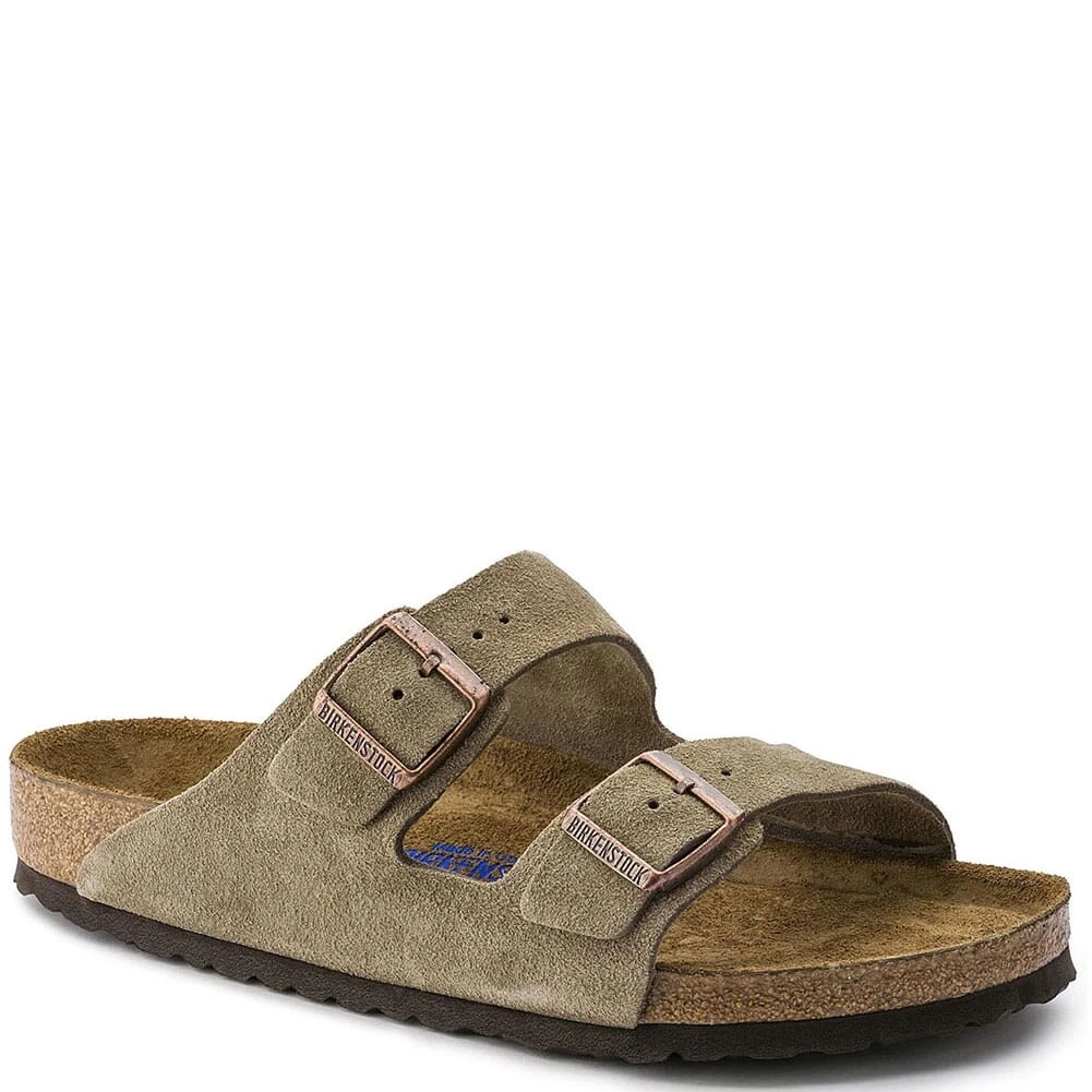 Birkenstock Men's Arizona Sandals - Taupe 2 Birkenstock Men's Arizona Sandals - Taupe - Image 2