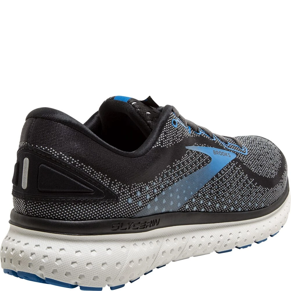 Brooks Men's Glycerin 18 Athletic Shoes - Black 4 Brooks Men's Glycerin 18 Athletic Shoes - Black - Image 4