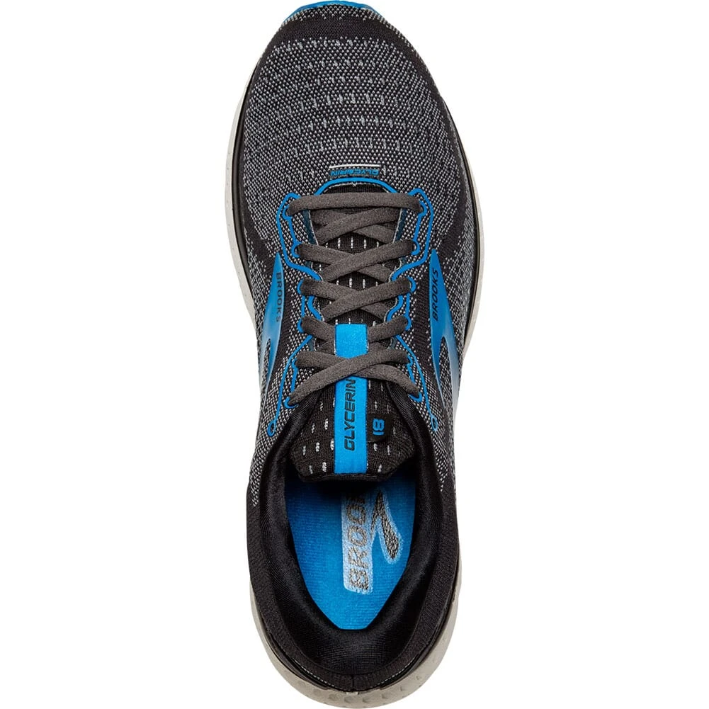 Brooks Men's Glycerin 18 Athletic Shoes - Black 5 Brooks Men's Glycerin 18 Athletic Shoes - Black - Image 5