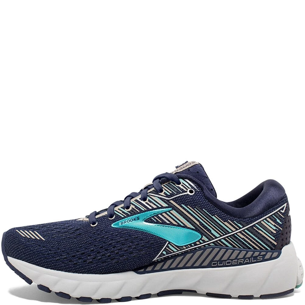 Brooks Women's Adrenaline GTS 19 Athletic Shoes - Navy 3 Brooks Women's Adrenaline GTS 19 Athletic Shoes - Navy - Image 3