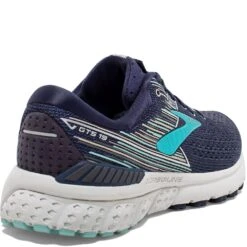 Brooks Women's Adrenaline GTS 19 Athletic Shoes - Navy 9 Brooks Women's Adrenaline GTS 19 Athletic Shoes - Navy -Elliotts Boots Shop BR120284 450 3