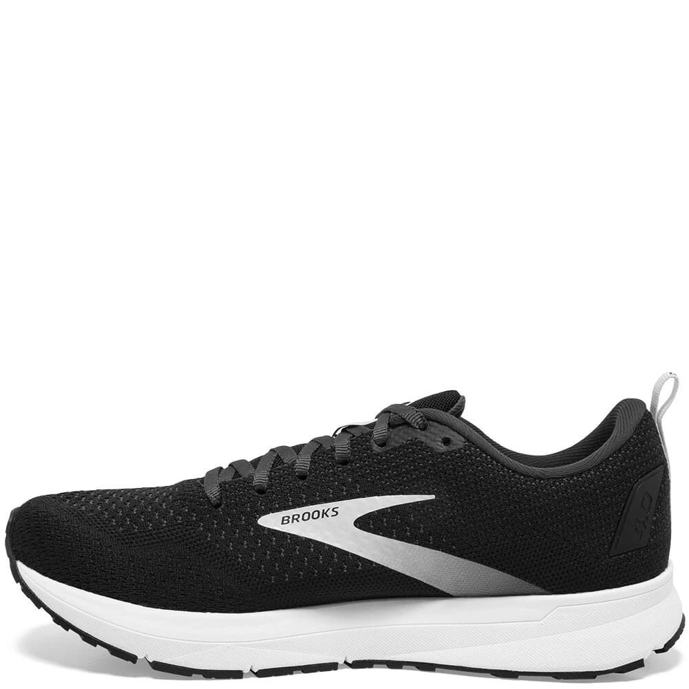 Brooks Women's Revel 4 Running Shoes - Black/Oyster/Silver 2 Brooks Women's Revel 4 Running Shoes - Black/Oyster/Silver - Image 2