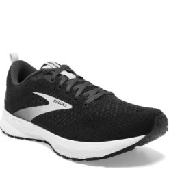 Brooks Women's Revel 4 Running Shoes - Black/Oyster/Silver 11 Brooks Women's Revel 4 Running Shoes - Black/Oyster/Silver -Elliotts Boots Shop BR120337 063 5