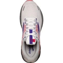 Brooks Women's Ghost 14 Athletic Shoes - White/Purple 10 Brooks Women's Ghost 14 Athletic Shoes - White/Purple -Elliotts Boots Shop BR120356 192 4