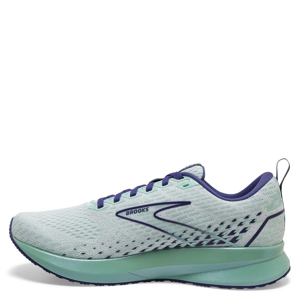 Brooks Women's Levitate 5 Road Running Shoes - White/Navy Blue 2 Brooks Women's Levitate 5 Road Running Shoes - White/Navy Blue - Image 2