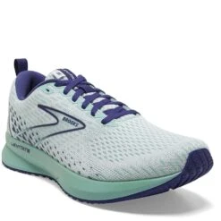 Brooks Women's Levitate 5 Road Running Shoes - White/Navy Blue 7 Brooks Women's Levitate 5 Road Running Shoes - White/Navy Blue -Elliotts Boots Shop BR120357 127 3