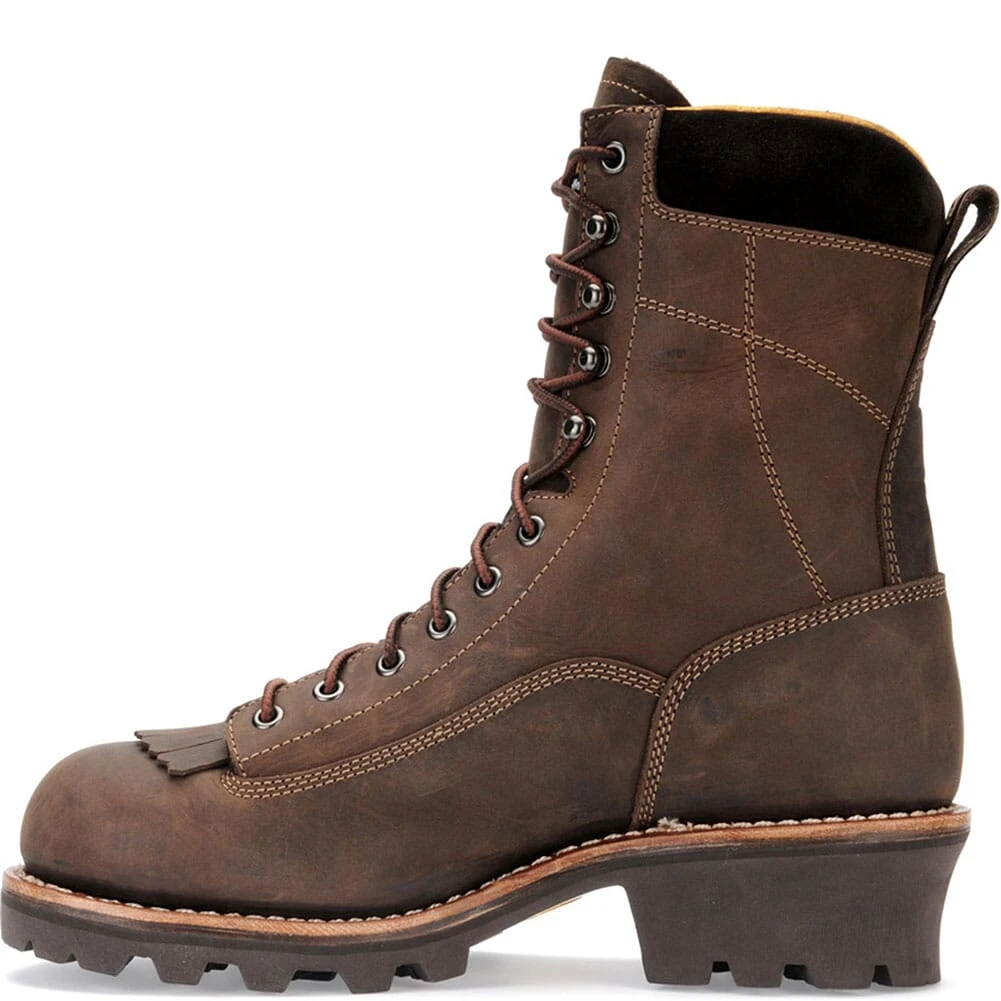 Carolina Men's 8IN WP Work Logger - Gaucho 2 Carolina Men's 8IN WP Work Logger - Gaucho - Image 2