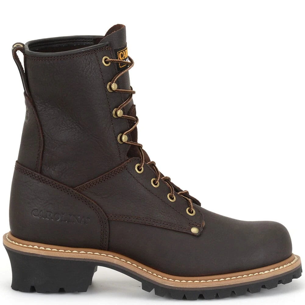 Carolina Men's Plain Toe Work Loggers - Briar 3 Carolina Men's Plain Toe Work Loggers - Briar - Image 3
