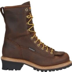 Carolina Men's Spruce Safety Loggers - Copper 9 Carolina Men's Spruce Safety Loggers - Copper -Elliotts Boots Shop CA9824 2