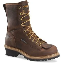 Carolina Men's Spruce Safety Loggers - Copper 13 Carolina Men's Spruce Safety Loggers - Copper -Elliotts Boots Shop CA9824 6