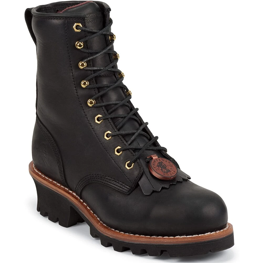 Chippewa Men's Baldoor Safety Loggers - Black 2 Chippewa Men's Baldoor Safety Loggers - Black - Image 2