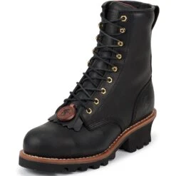 Chippewa Men's Baldoor Safety Loggers - Black
