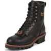 Chippewa Women's Waterproof Safety Loggers - Black