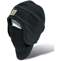 Carhartt Men's Fleece 2-in-1 Face Mask - Black