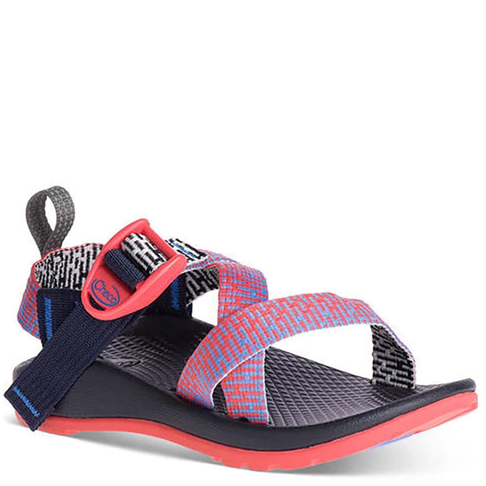 Chaco Kids Z1 Ecotread Sandals - Penny Coral 1 Chaco Kids Z1 Ecotread Sandals - Penny Coral