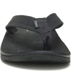 Chaco Men's Classic Leather Flip Flop - Black -Elliotts Boots Shop CUJCH107831 5