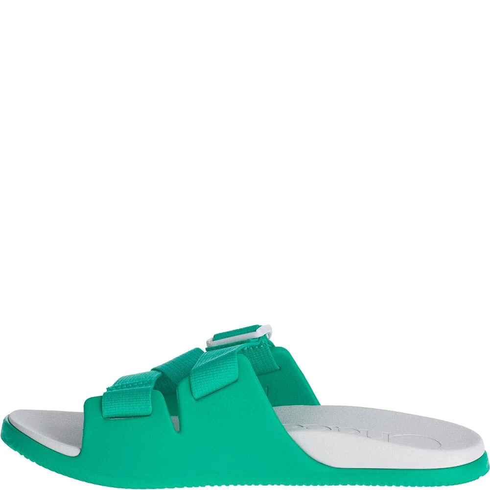 Chaco Women's Chillos Slides - Teal 2 Chaco Women's Chillos Slides - Teal - Image 2