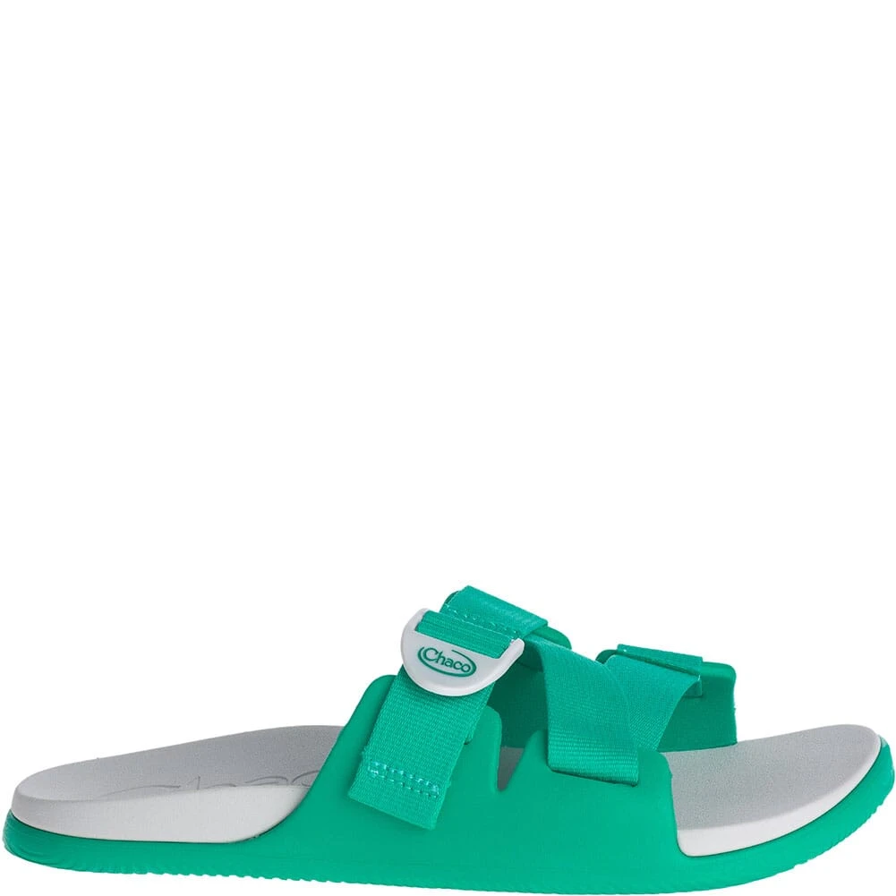 Chaco Women's Chillos Slides - Teal 3 Chaco Women's Chillos Slides - Teal - Image 3