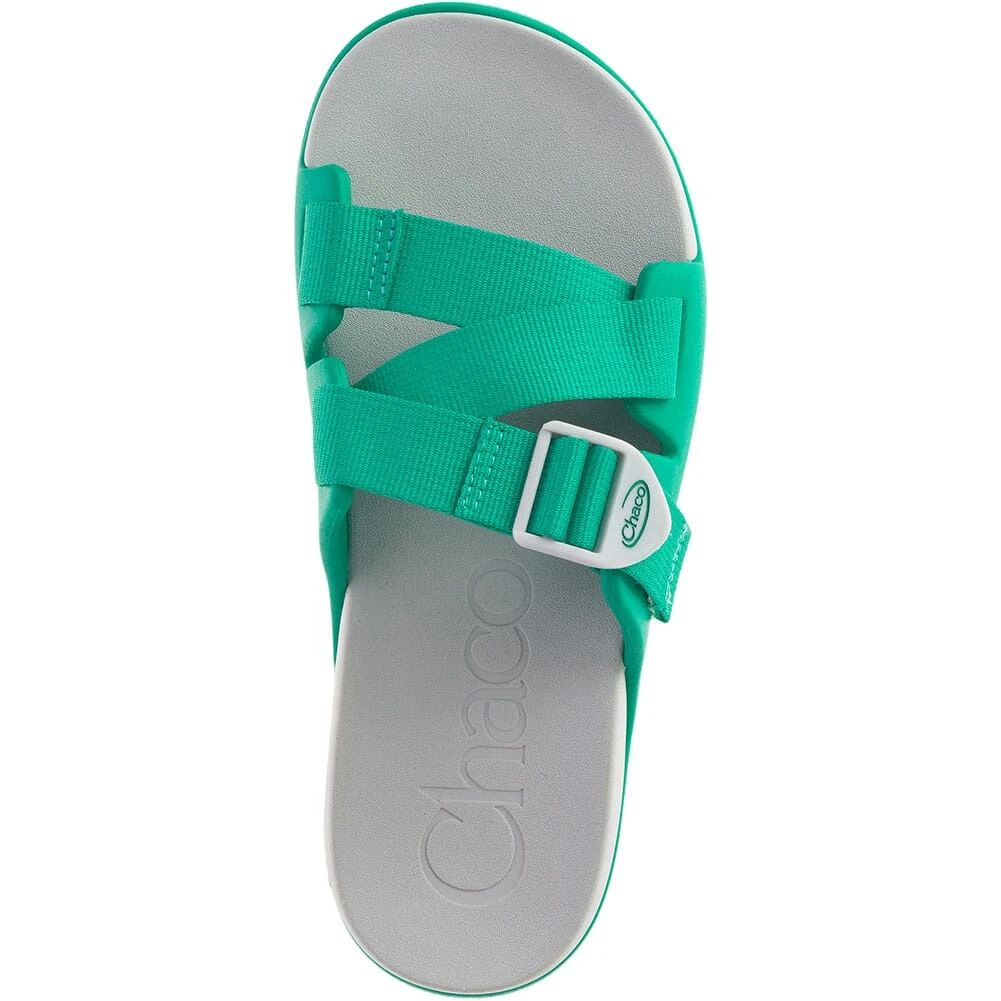 Chaco Women's Chillos Slides - Teal 5 Chaco Women's Chillos Slides - Teal - Image 5