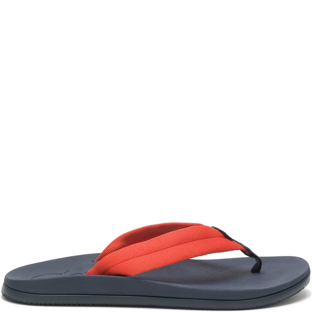 Chaco Men's Chillios Flip Flops - Tube Spicy Orange 3 Chaco Men's Chillios Flip Flops - Tube Spicy Orange - Image 3