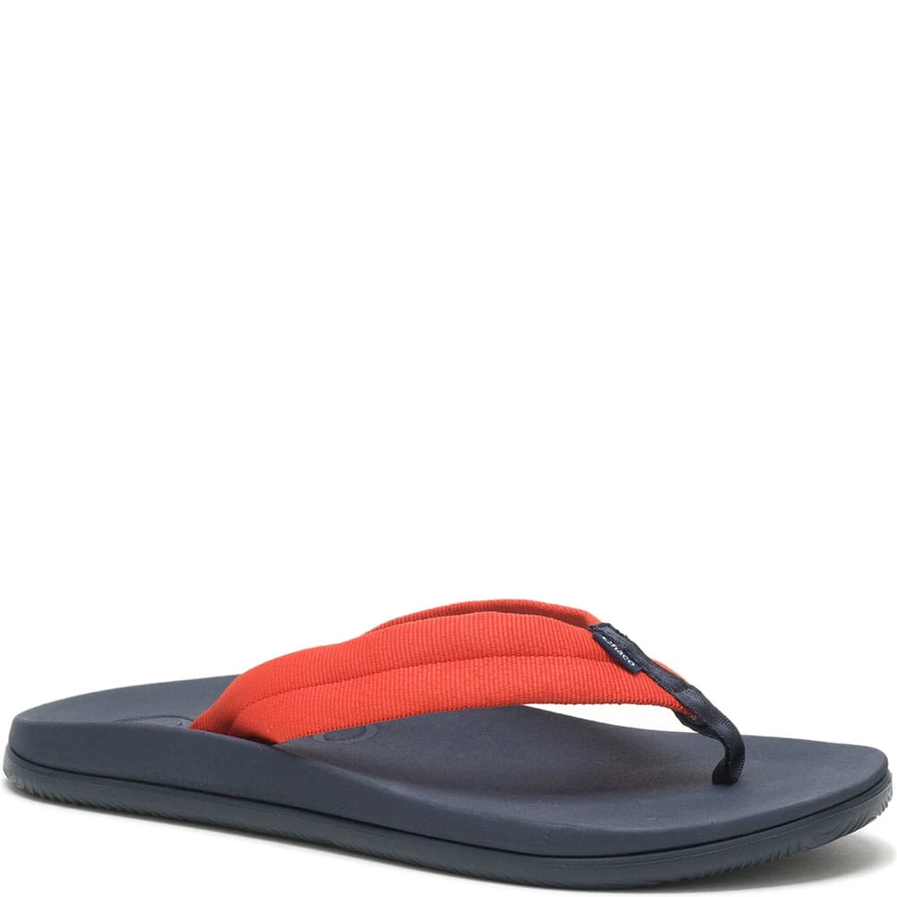 Chaco Men's Chillios Flip Flops - Tube Spicy Orange 4 Chaco Men's Chillios Flip Flops - Tube Spicy Orange - Image 4
