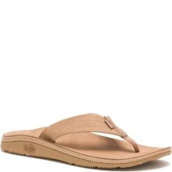 Chaco Women's Classic Leather Flip Flop - Tan 7 Chaco Women's Classic Leather Flip Flop - Tan -Elliotts Boots Shop CUJCH108492 3