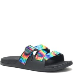Chaco Women's Chillos Slides - Dark Tie Dye 5 Chaco Women's Chillos Slides - Dark Tie Dye -Elliotts Boots Shop CUJCH108782 2