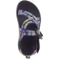 Chaco Kid's ZX/1 Ecotread Sandals - Mantel Cerulean -Elliotts Boots Shop CUJCH180300 4