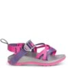 Chaco Kid's ZX/1 Ecotread Sandals - Magenta Jam