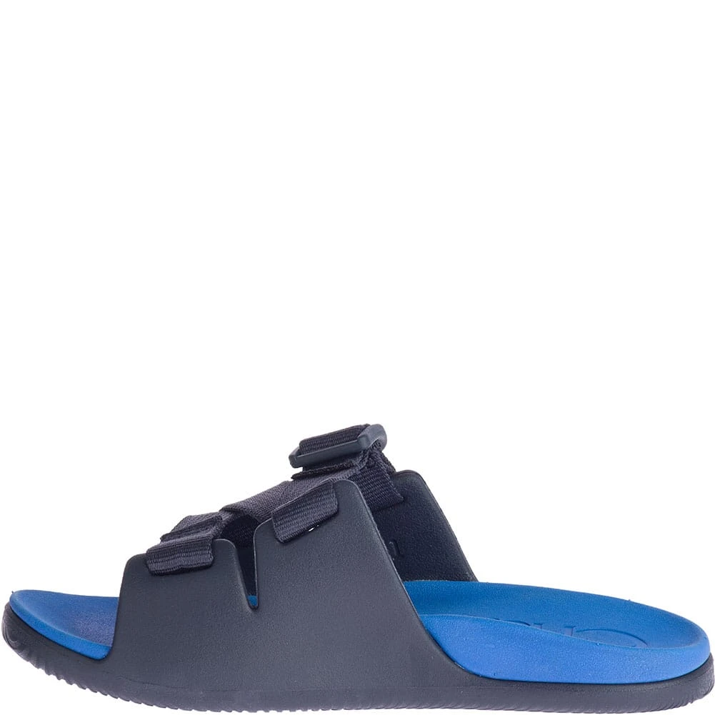Chaco Big Kid's Chillos Slides - Active Blue 2 Chaco Big Kid's Chillos Slides - Active Blue - Image 2