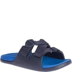 Chaco Big Kid's Chillos Slides - Active Blue 13 Chaco Big Kid's Chillos Slides - Active Blue -Elliotts Boots Shop CUJCH180313 6