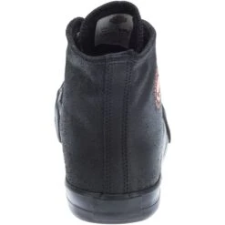 Harley Davidson Men's Baxter Casual Shoes - Black/ Orange -Elliotts Boots Shop D93343 3