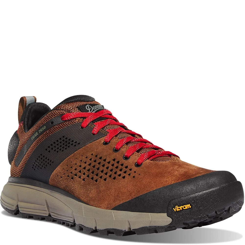 Danner Men's Trail 2650 Hiking Shoes - Brown/Red 5 Danner Men's Trail 2650 Hiking Shoes - Brown/Red - Image 5