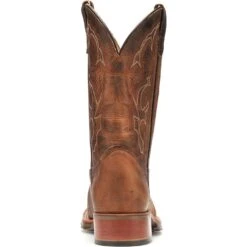 Double H Men's Square Toe Western Ropers - Brown 9 Double H Men's Square Toe Western Ropers - Brown -Elliotts Boots Shop DH3560 3