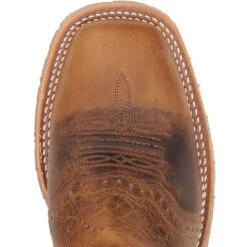 Double H Men's Square Toe Western Ropers - Brown 10 Double H Men's Square Toe Western Ropers - Brown -Elliotts Boots Shop DH3560 4