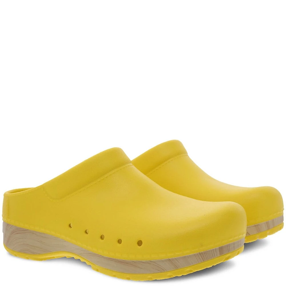 Dansko Women's Kane EVA Casual Clogs - Yellow 3 Dansko Women's Kane EVA Casual Clogs - Yellow - Image 3
